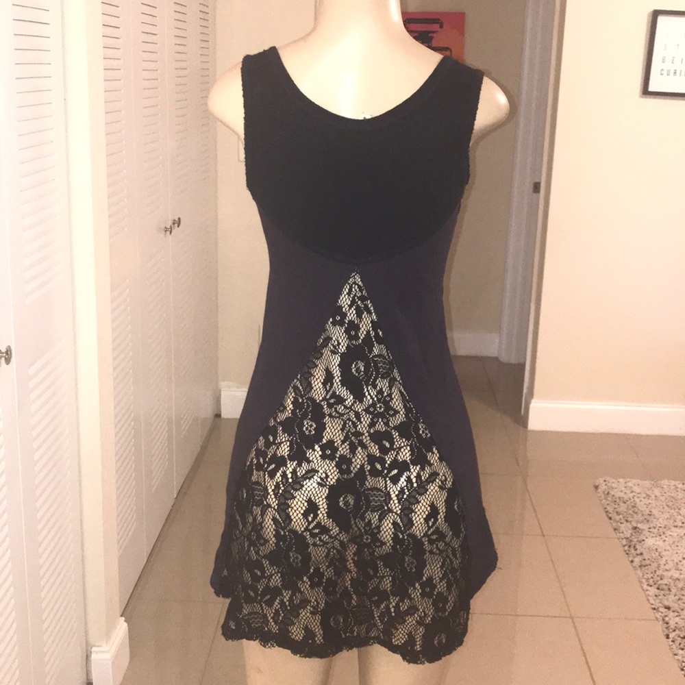 Just In✨ Free People Black Lace Cotton Tunic - Picture 4 of 9